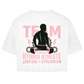 GYMAZO Hybrid Athlete Team Damen Oversize Crop Top