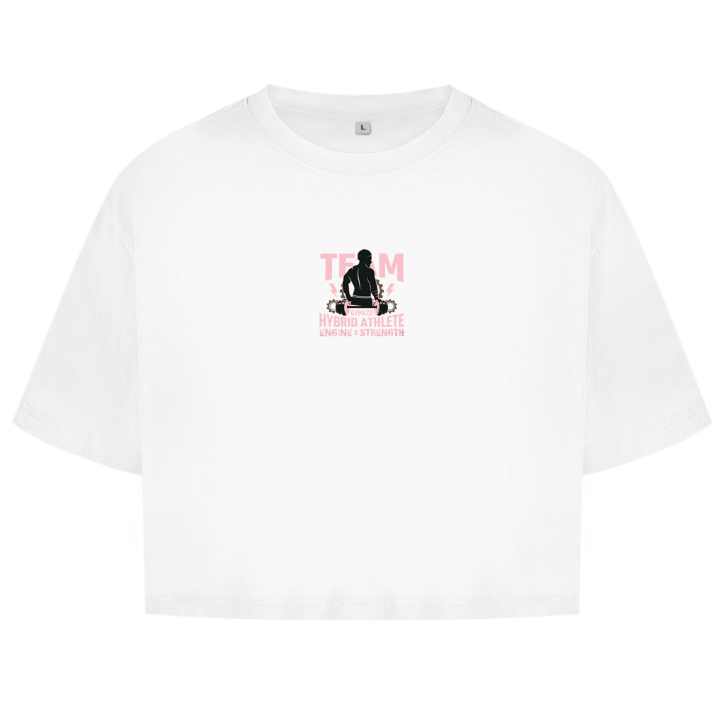 GYMAZO Hybrid Athlete Team Damen Oversize Crop Top