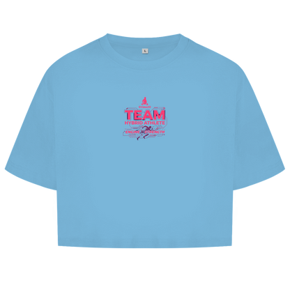 GYMAZO Hybrid Athlete Team Damen Oversize Crop Top
