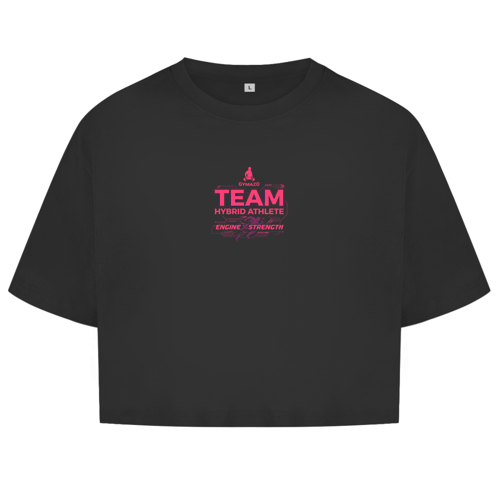 GYMAZO Hybrid Athlete Team Damen Oversize Crop Top