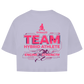 GYMAZO Hybrid Athlete Team Damen Oversize Crop Top