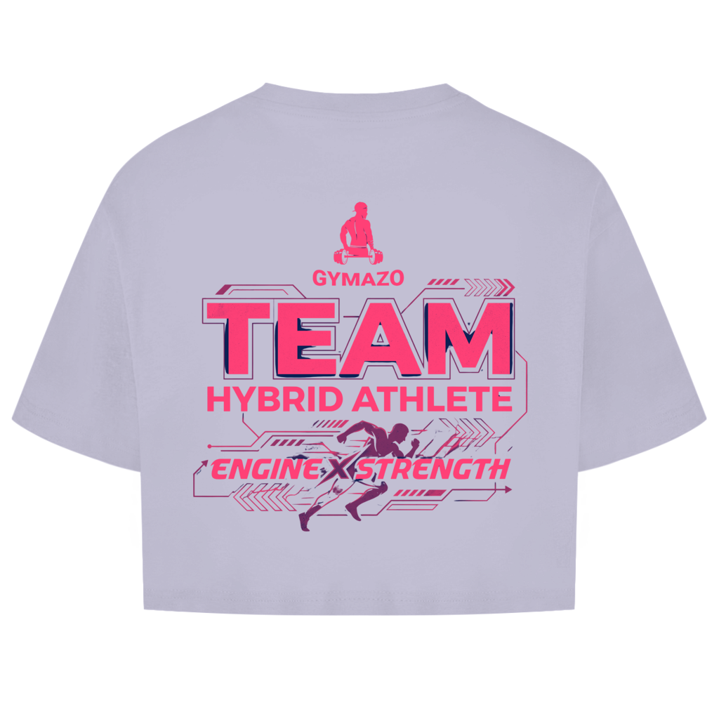 GYMAZO Hybrid Athlete Team Damen Oversize Crop Top