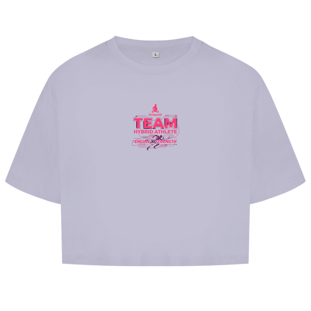 GYMAZO Hybrid Athlete Team Damen Oversize Crop Top
