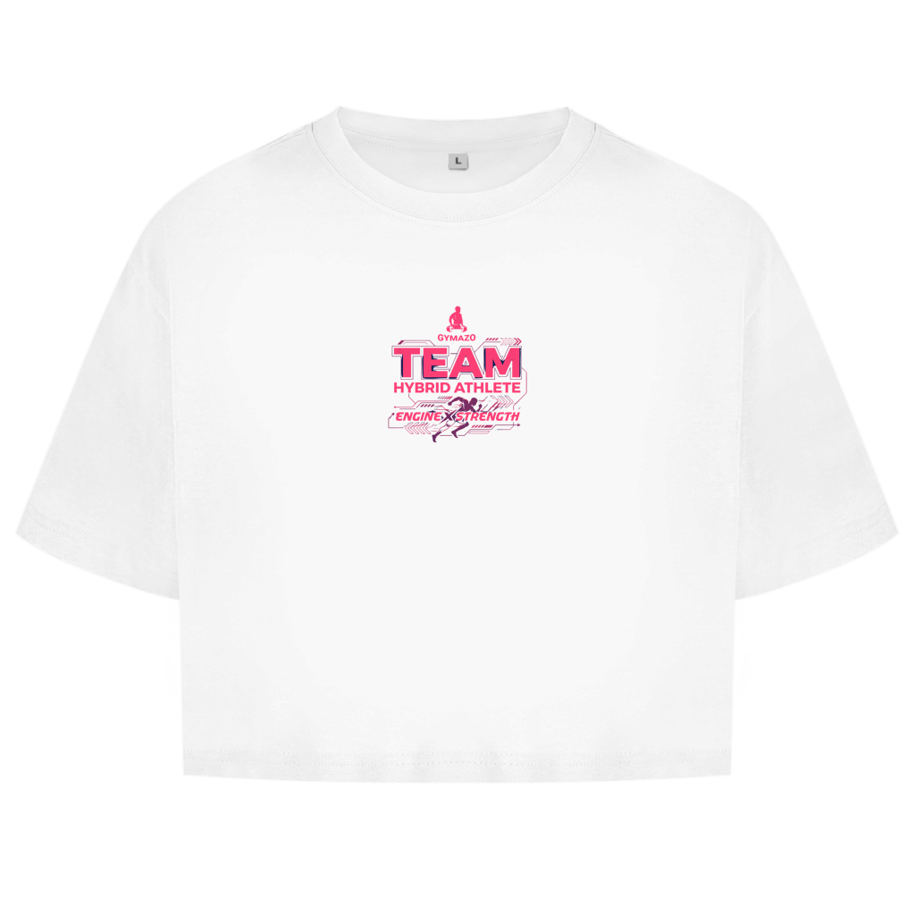 GYMAZO Hybrid Athlete Team Damen Oversize Crop Top