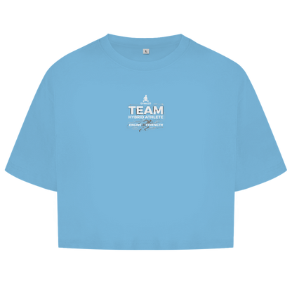 GYMAZO Hybrid Athlete Team Damen Oversize Crop Top