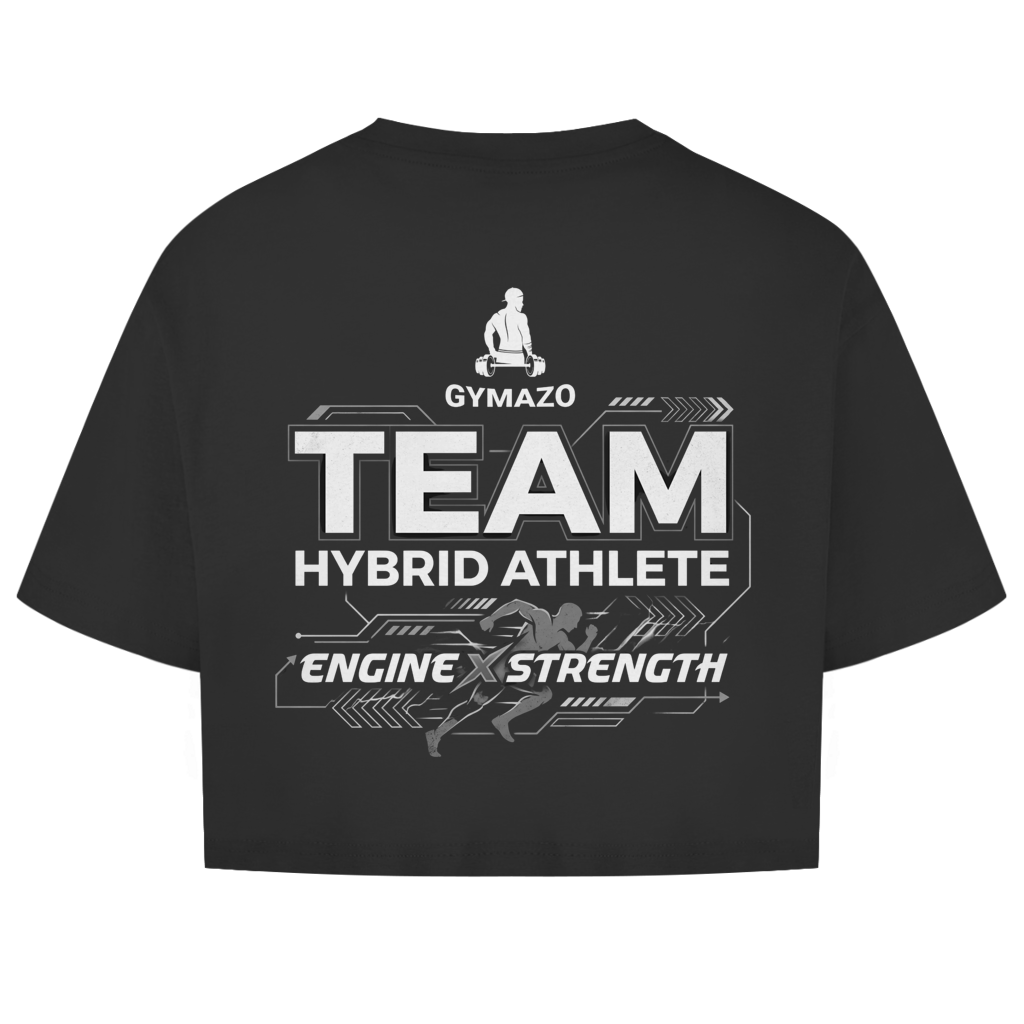 GYMAZO Hybrid Athlete Team Damen Oversize Crop Top
