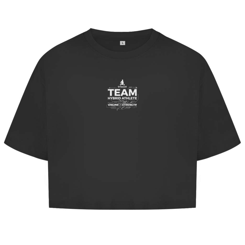 GYMAZO Hybrid Athlete Team Damen Oversize Crop Top