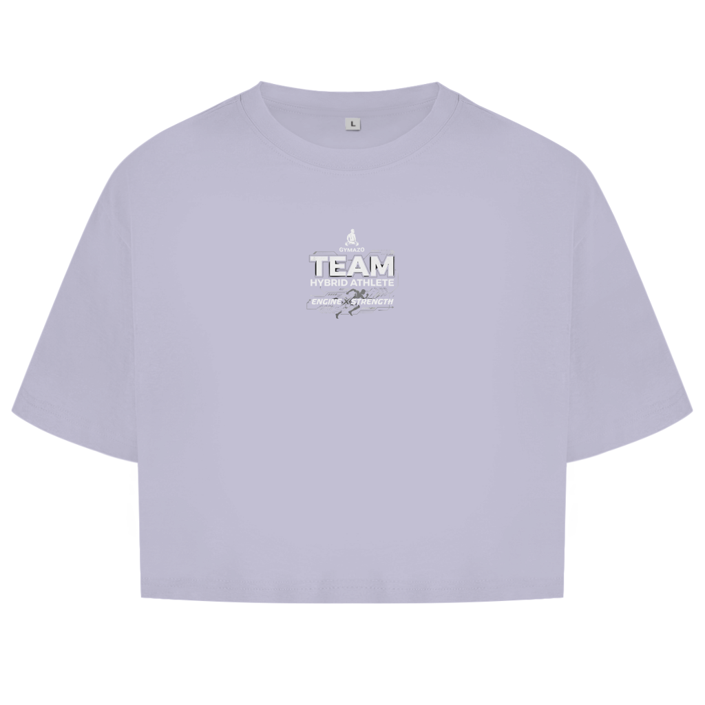 GYMAZO Hybrid Athlete Team Damen Oversize Crop Top