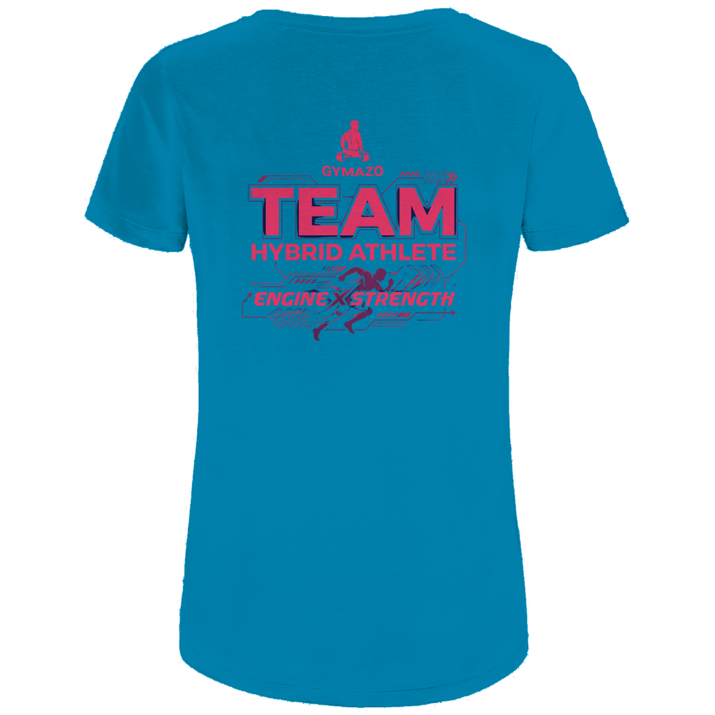 GYMAZO Hybrid Athlete Team Damen Premium Bio T-Shirt