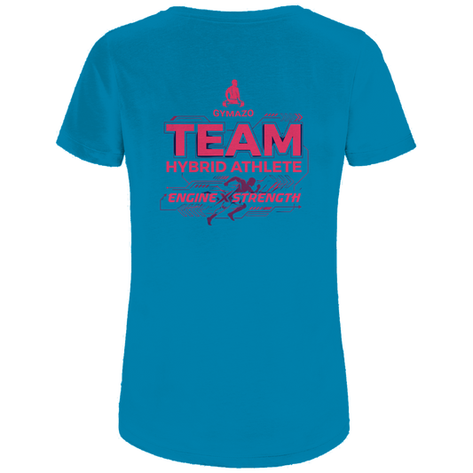 GYMAZO Hybrid Athlete Team Damen Premium Bio T-Shirt