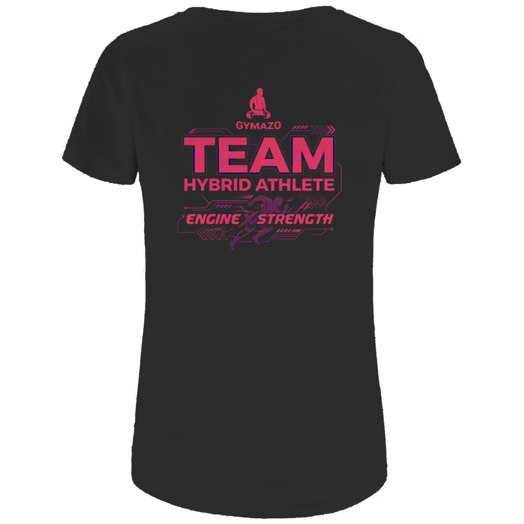 GYMAZO Hybrid Athlete Team Damen Premium Bio T-Shirt