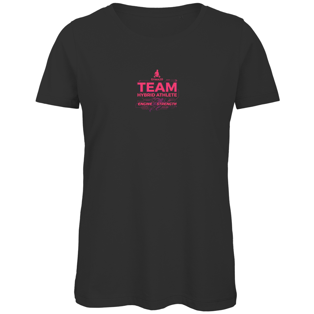 GYMAZO Hybrid Athlete Team Damen Premium Bio T-Shirt