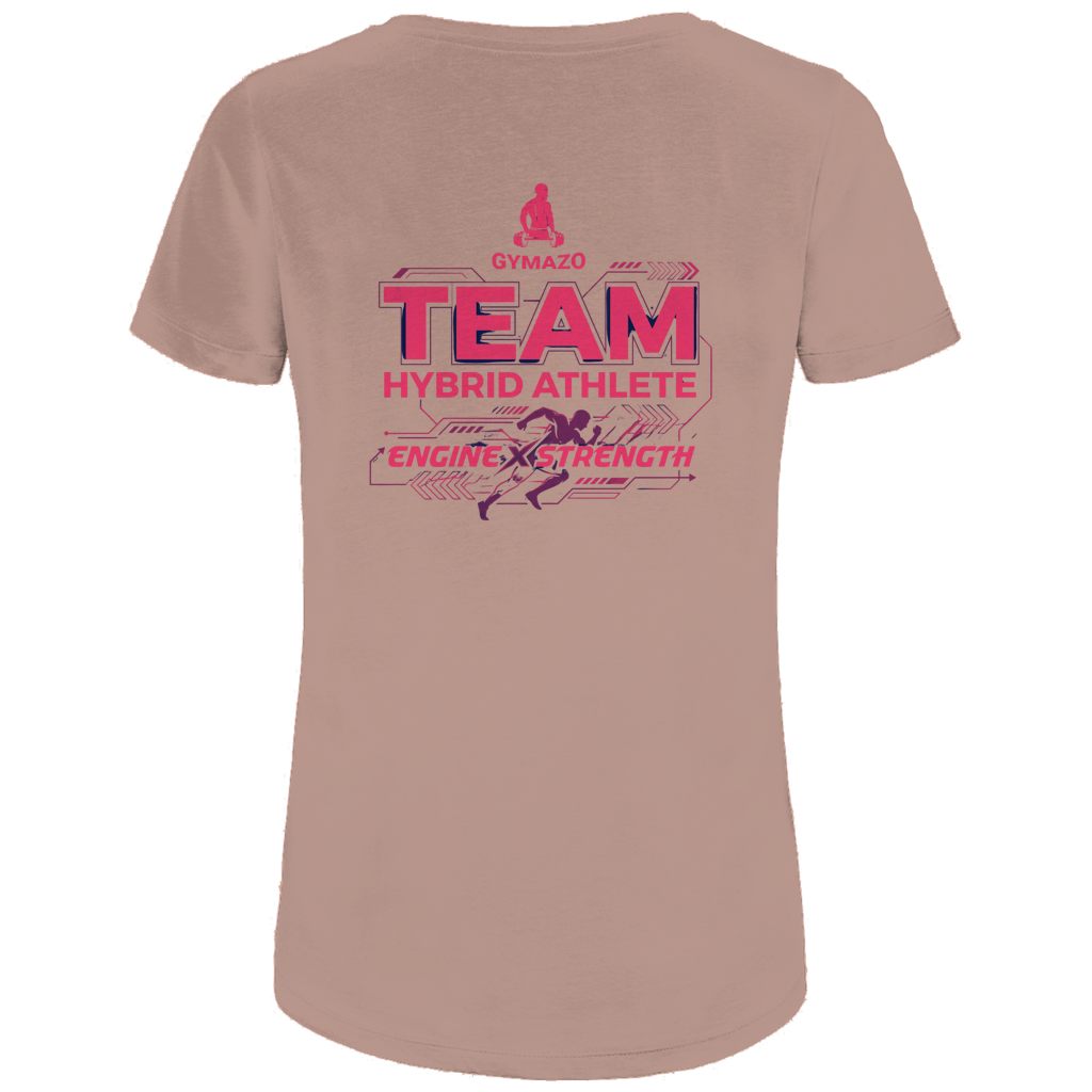 GYMAZO Hybrid Athlete Team Damen Premium Bio T-Shirt