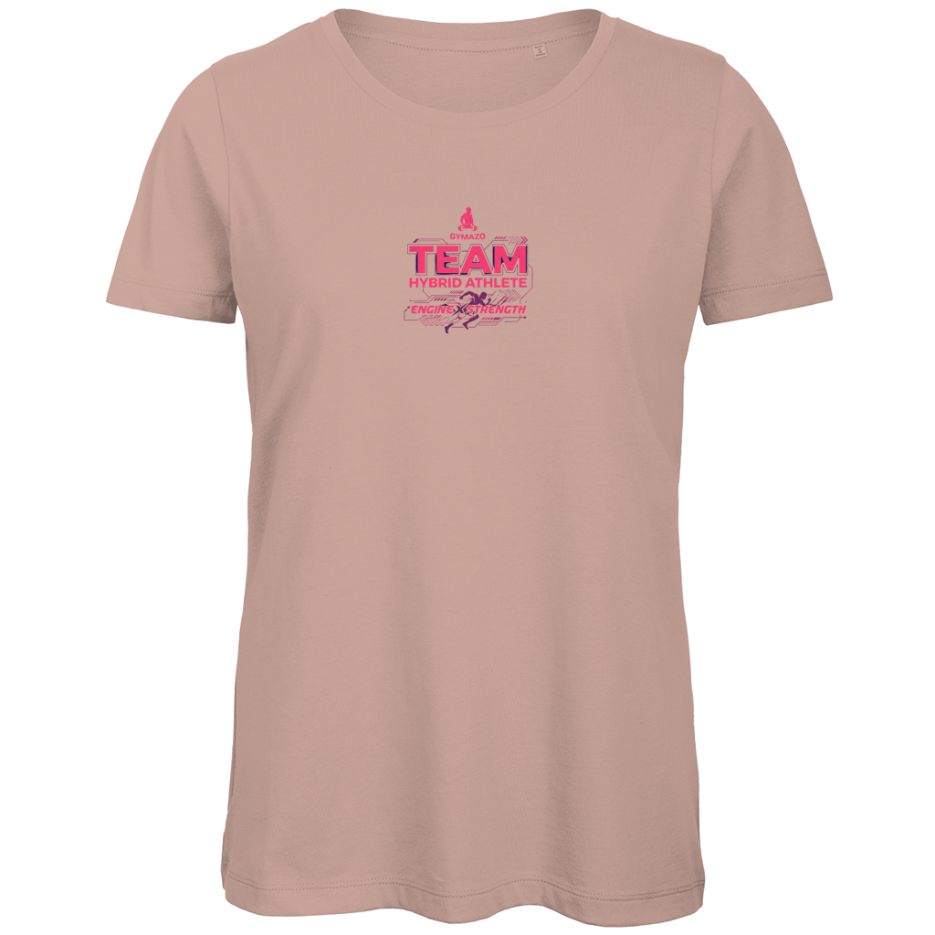 GYMAZO Hybrid Athlete Team Damen Premium Bio T-Shirt