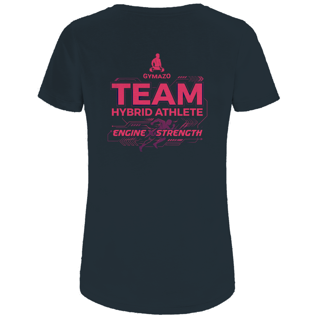 GYMAZO Hybrid Athlete Team Damen Premium Bio T-Shirt