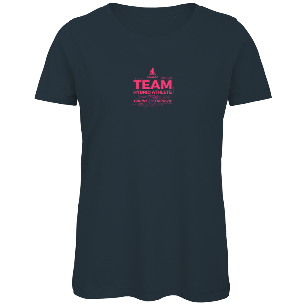 GYMAZO Hybrid Athlete Team Damen Premium Bio T-Shirt