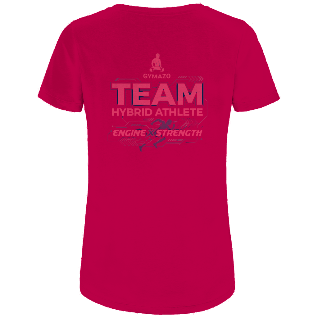 GYMAZO Hybrid Athlete Team Damen Premium Bio T-Shirt