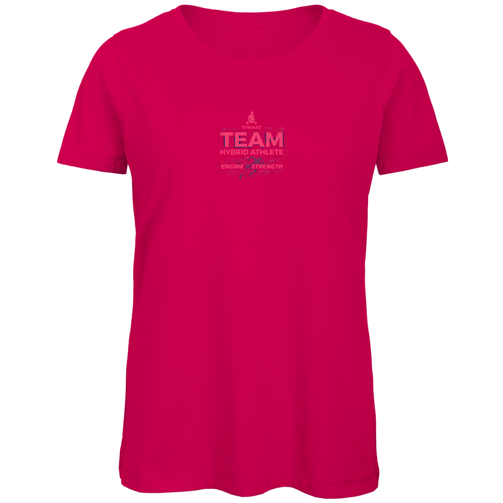 GYMAZO Hybrid Athlete Team Damen Premium Bio T-Shirt