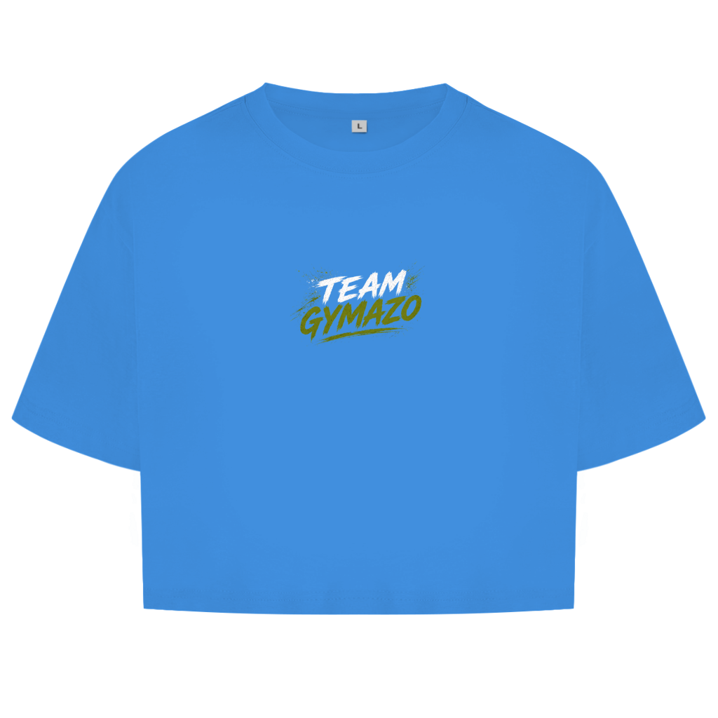 GYMAZO Damen Oversize Crop Top TEAM BFMG