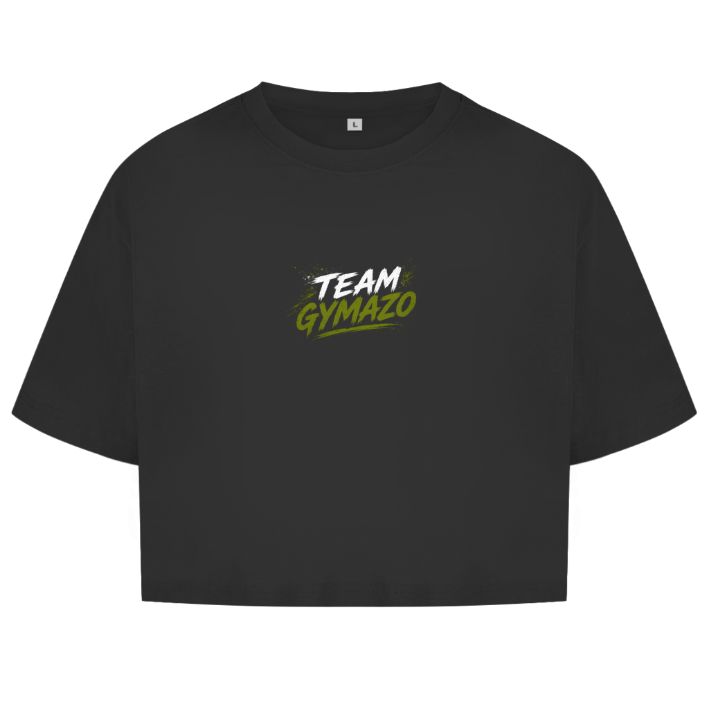GYMAZO Damen Oversize Crop Top TEAM BFMG