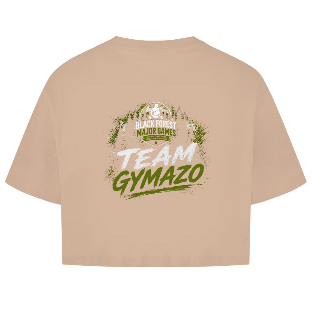 GYMAZO Damen Oversize Crop Top TEAM BFMG