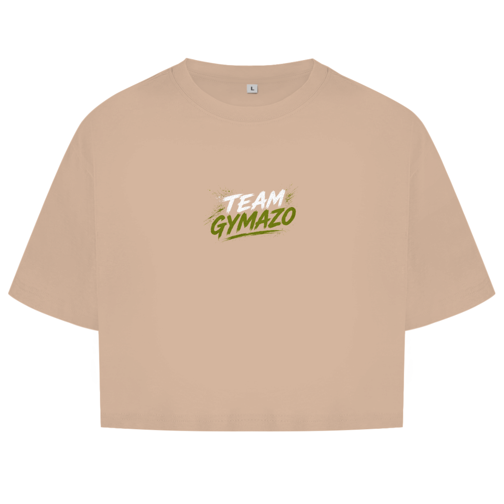 GYMAZO Damen Oversize Crop Top TEAM BFMG