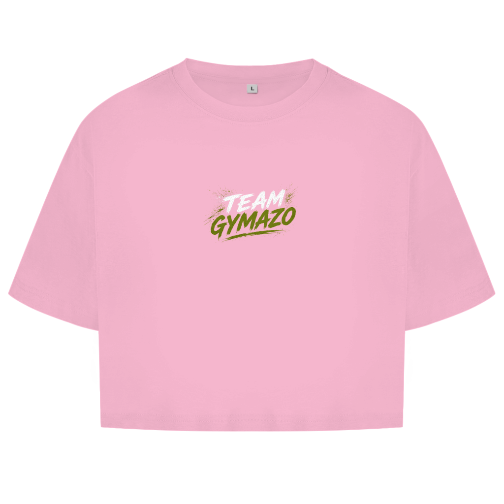 GYMAZO Damen Oversize Crop Top TEAM BFMG