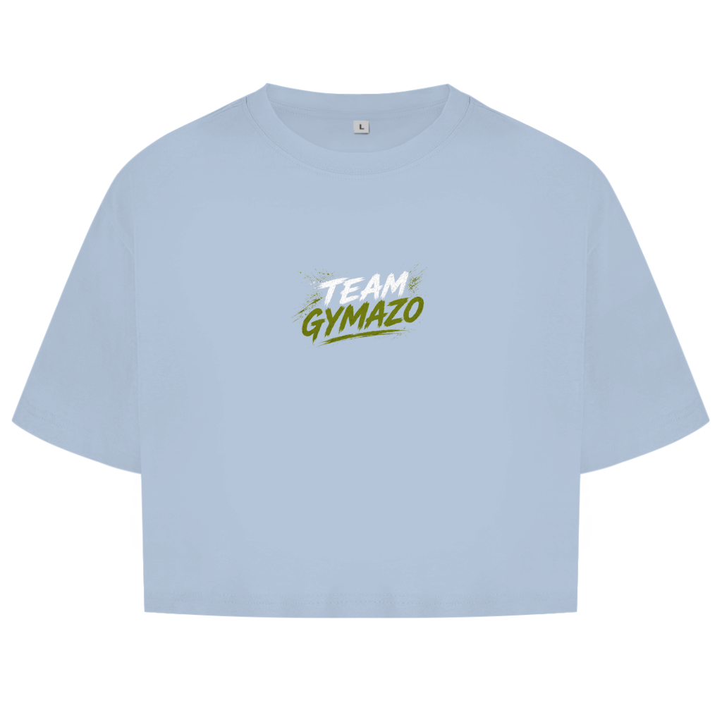 GYMAZO Damen Oversize Crop Top TEAM BFMG