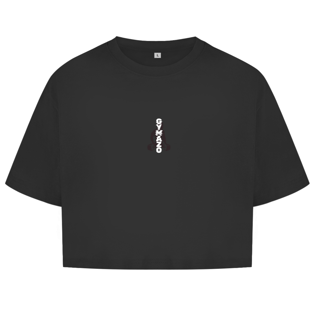 GYMAZO Damen Oversize Crop Top Don´t Quit