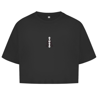 GYMAZO Damen Oversize Crop Top Don´t Quit