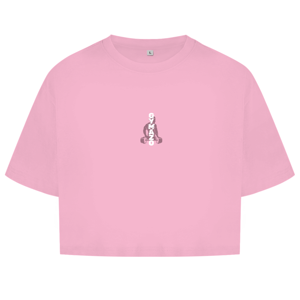 GYMAZO Damen Oversize Crop Top Don´t Quit