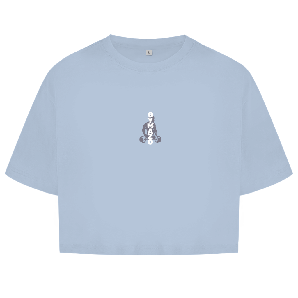 GYMAZO Damen Oversize Crop Top Don´t Quit