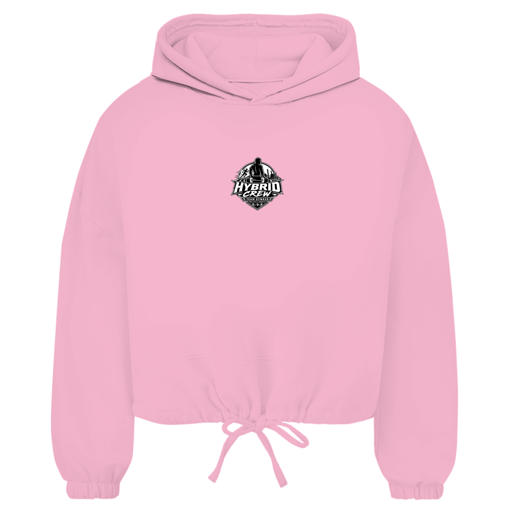 GYMAZO Cropped Oversize Hoodie Hybrid Crew