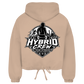 GYMAZO Cropped Oversize Hoodie Hybrid Crew