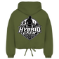 GYMAZO Cropped Oversize Hoodie Hybrid Crew