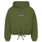 GYMAZO Cropped Oversize Hoodie Hybrid Crew