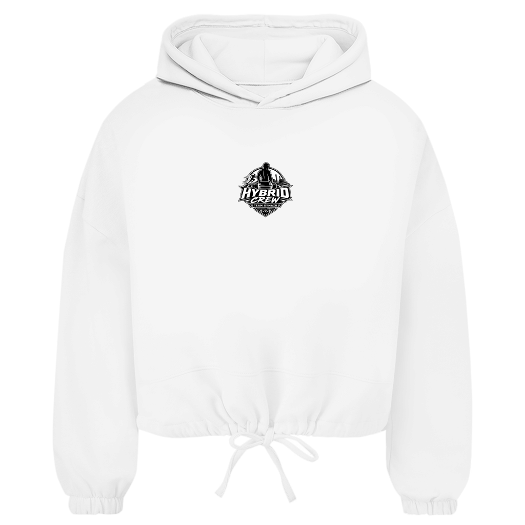 GYMAZO Cropped Oversize Hoodie Hybrid Crew