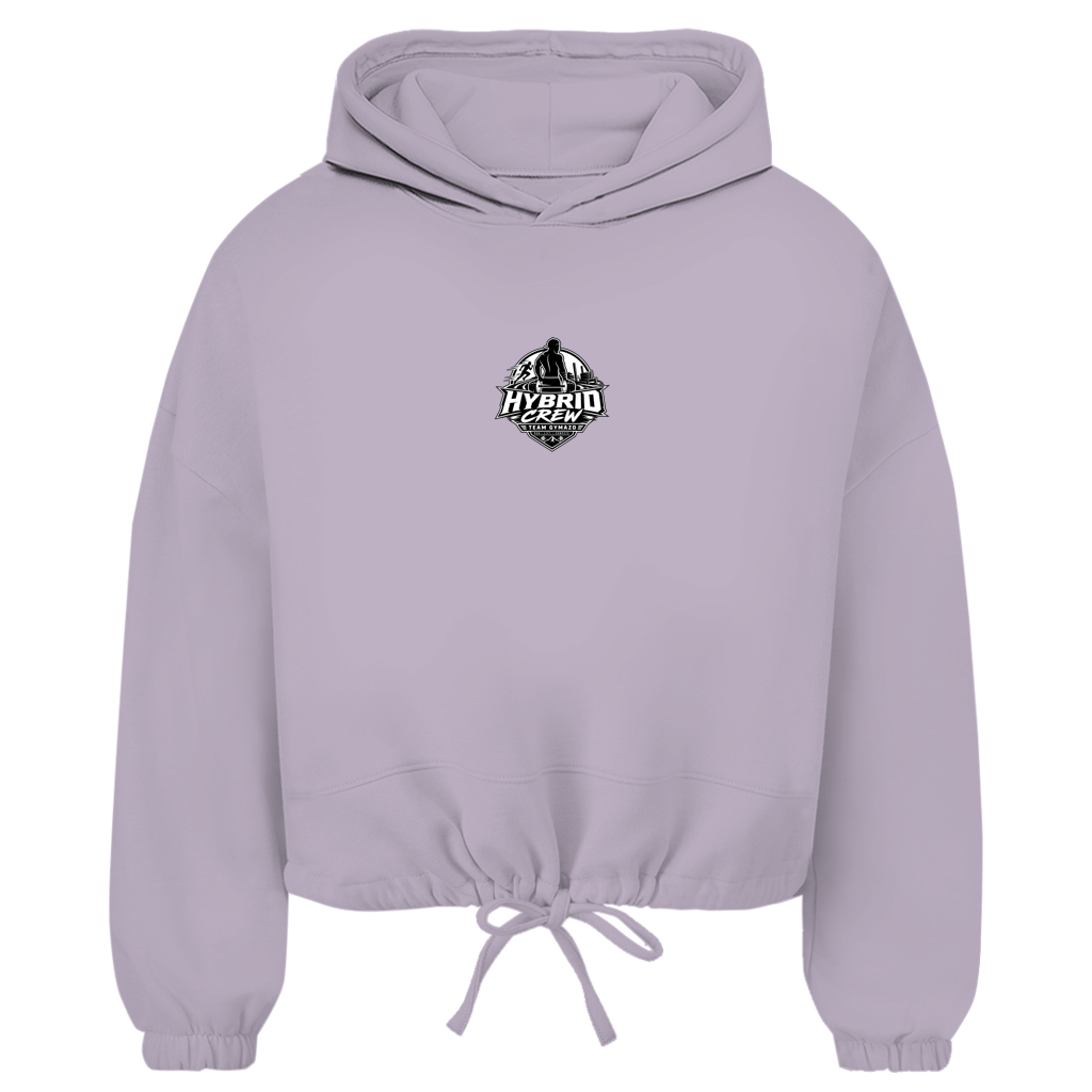 GYMAZO Cropped Oversize Hoodie Hybrid Crew