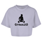 Damen Oversize Crop Top Logo