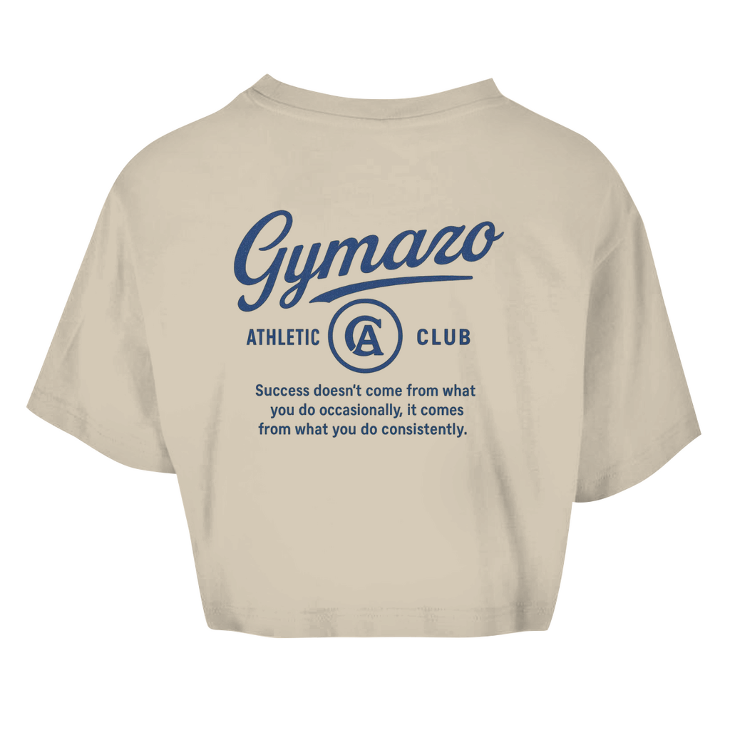 Damen Oversize Crop Top GYMAZO