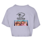 Damen Oversize Crop Top Dartsparty