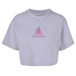 Damen Oversize Crop Top Sunday Running Club