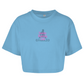 Damen Oversize Crop Top Sunday Running Club