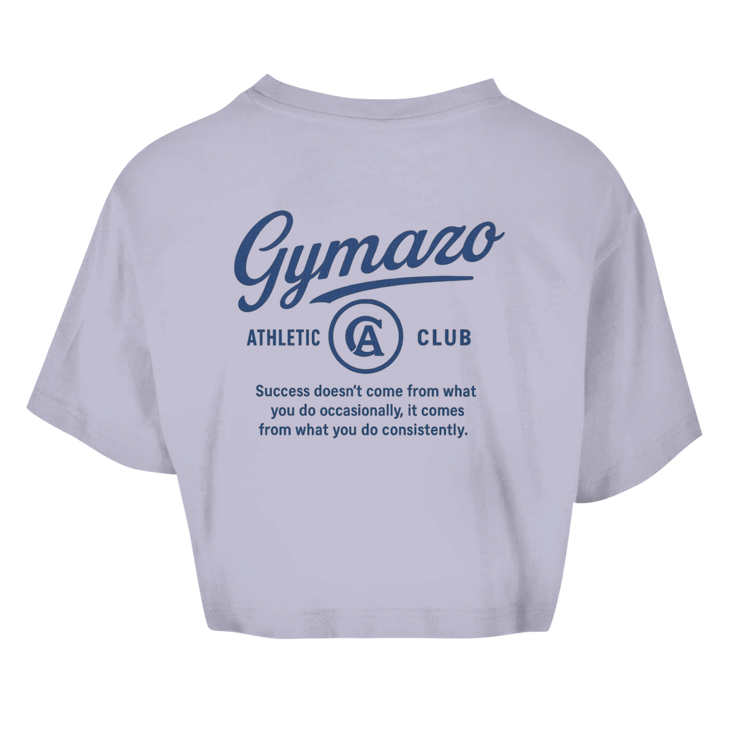 Damen Oversize Crop Top GYMAZO