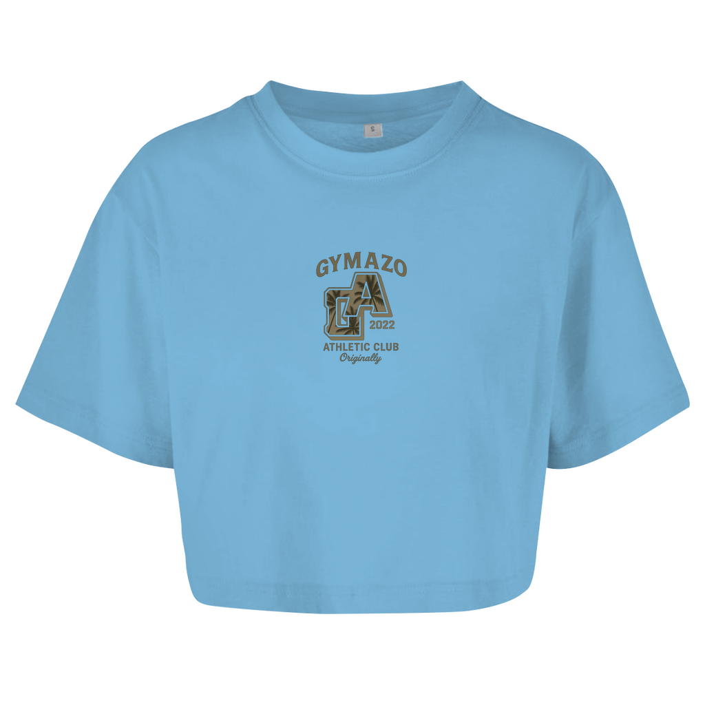 Damen Oversize Crop Top GYMAZO