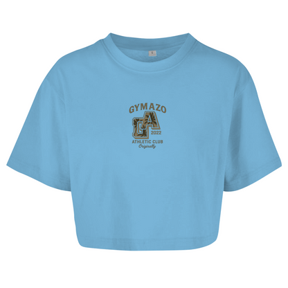 Damen Oversize Crop Top GYMAZO