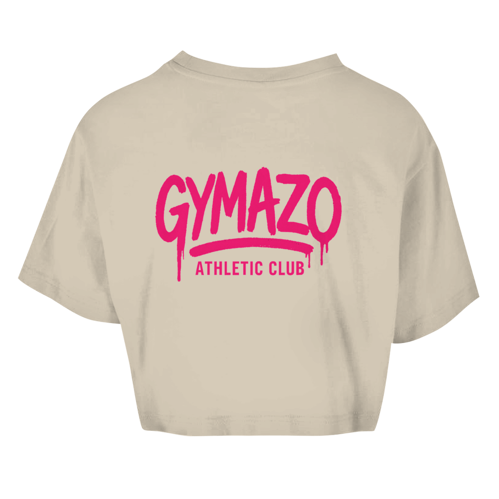Damen Oversize Crop Top gymazo