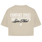 Damen Oversize Crop Top Comfort