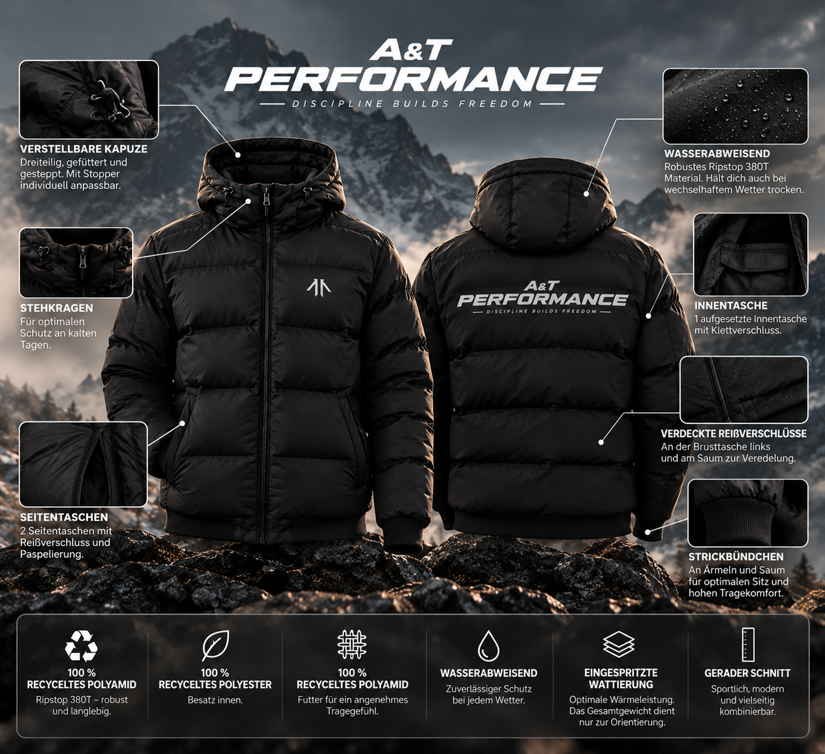 Steppjacke A & T Performance