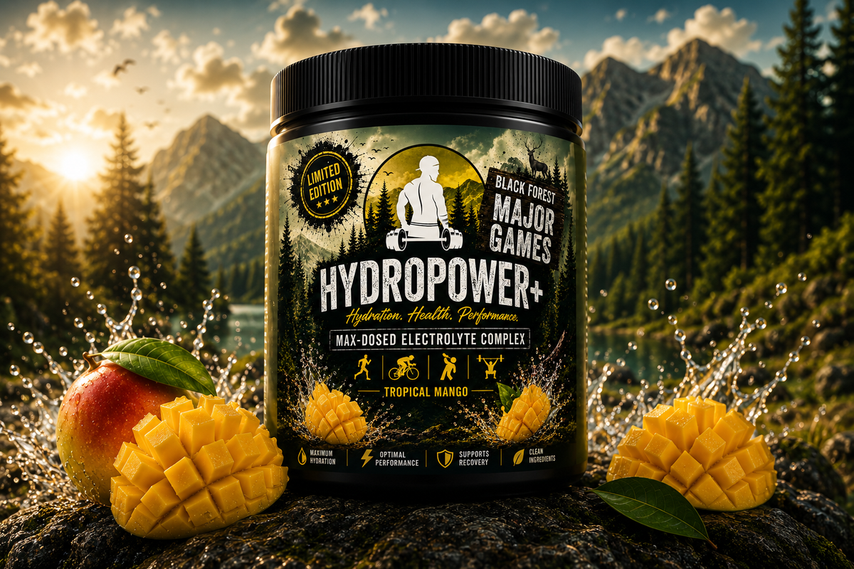 Hydropower+ BLACK FOREST MAJOR GAMES EDITION Tropical Mango